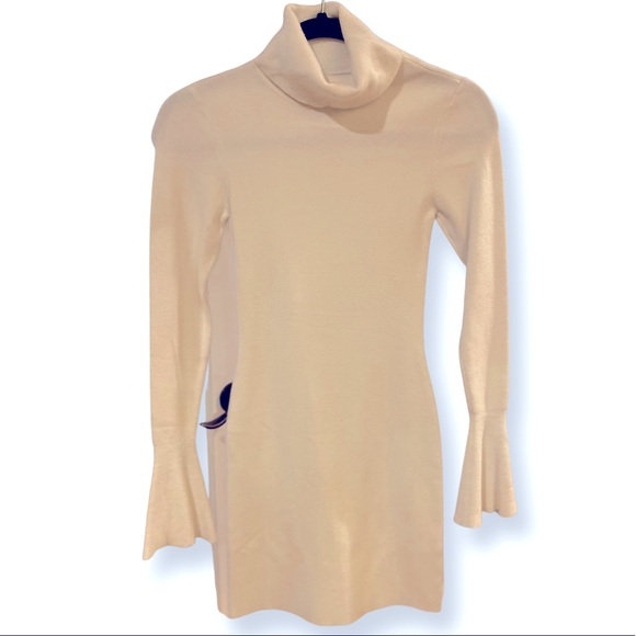 REVOLVE Turtleneck White Mini Dress